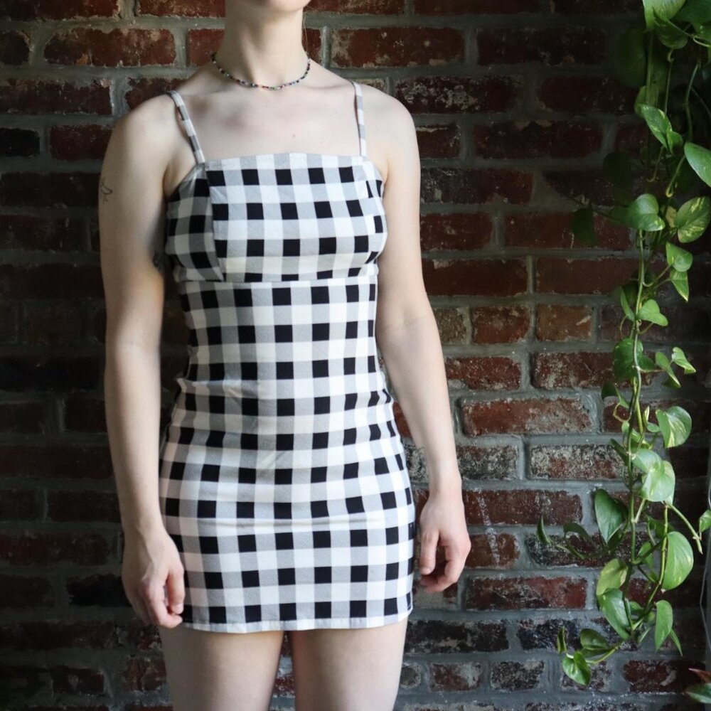checkered Forever 21 dress
